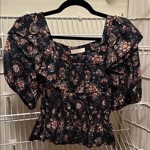 Ulla Johnson Floral Ruffle Women's Top